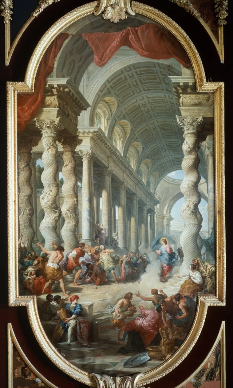 Gesù lapidato nel Tempio - La Granja de San Ildefonso, Segovia